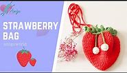 #159 | Strawberry Bag Crochet Tutorial | Crochet Fashion Accessories Trend | AmiguWorld