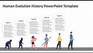 Human Evolution History PowerPoint Template | Kridha Graphics