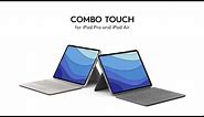 Logitech Combo Touch iPad Keyboard Case untuk iPad Pro dan iPad Air - Oxford Grey dan Sand id