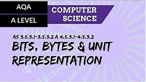 AQA A’Level Bits, bytes and unit representation
