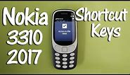 Nokia 3310 2017 Tips and Tricks Shortcut Keys
