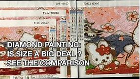Diamond Painting: Size Matters | When does it matter & how to know what size to order