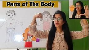 Virtual Class Activity Body Parts | Parts of Body | Our Body