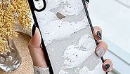 Compatible with iPhone XR Case,Glitter Cute Cloud Pattern Case Design for Women Girls Slim Clear Bling TPU Bumper Transparent Durable Silicone Shockproof Protective Cover for iPhone XR,Black