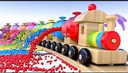 Learn Colors with Preschool Toy Train and Color Balls - Colors Collection for Children