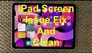 iPad Screen Issue And Fix, How To Clean Screen, Remove Tiny Scratches And Solve Flickering Problem