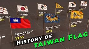 Timeline of Taiwan Flag | History of Taiwan Flag | Flags of the world |
