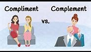 Compliment vs. Complement|| Homophones || How to differentiate? || Word Blunders