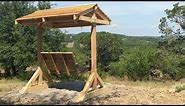 How to Build A Porch Swing Frame | DIY