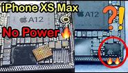 iPhone XS Max No Power,short U3300 USB charging ic repair