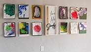 Colorful Clipboard Wall To Display Kid's Art | CHEAP WALL DECOR