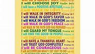 Today Will Be Great - Christian Wall Decor, Modern Spiritual Inspirational Wall Art, Bible Inspired Print For Living Room Decor Aesthetic, Office Decor, Church, or Classroom Decor, Unframed - 11x14