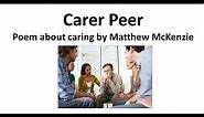 Caring Poem by Matthew McKenzie - Peer Carer
