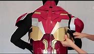 Step by step how to put on IRONMAN costume