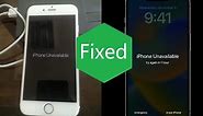 2 Ways To Fix iPhone Stuck on iPhone Unavailable in Lock Screen