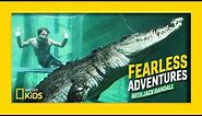 Swimming with a Giant Saltwater Crocodile | Fearless Adventures with Jack Randall
