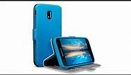 Samsung Galaxy J3 2017 (Version J330F) Low Profile Wallet Case Colour: Light Blue