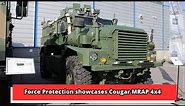 Force Protection showcases Cougar MRAP 4x4