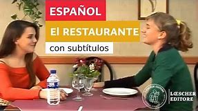 Español - El restaurante (con subtítulos)