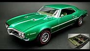 1968 Pontiac Firebird 400 1/25 Scale Model Kit Build How To Assemble Paint Decal Interior Black Wash