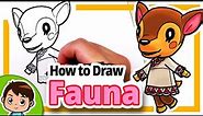 How to draw Fauna | Animal Crossing | Step by step drawing tutorial