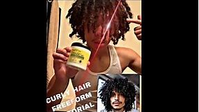 HOW TO GET FREEFORM DREADS( WITH CURLY HAIR 3c hair)