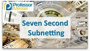 Professor Messer - Seven Second Subnetting