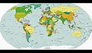 Total countries in the World? Map of all the countries