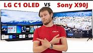 LG C1 OLED vs Sony X90J LED TV - Which one should you buy?