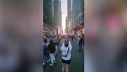 Video Captures 'Manhattanhenge' Phenomenon in NYC