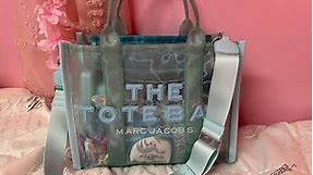 What's in my Marc Jacobs Pale Blue Mesh Tote Bag.