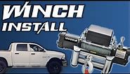 Winch and Tow Hook Install - Ram 1500
