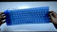 Flexible rubber keyboard!