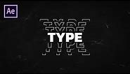 After Effects Tutorial - Typography Text Animation in After Effects