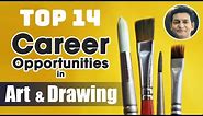 Top 14 Career Opportunities in ART and DRAWING | Best Career Options in ART | Art Samachar - 6 #job