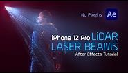 Create iPhone 12 Pro LiDAR Scanner LASER BEAMS | Advanced Light Rays Tutorial in After Effects 2020