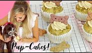 How To Make Healthy Pup-Cakes (Cupcakes for Dogs) // Lindsay Ann Bakes