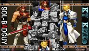 Guilty Gear X Opening and All Characters [PS2]