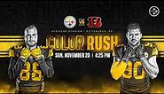 Color Rush jerseys are back 🟡⚫️ I Pittsburgh Steelers