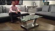 G8140 Swivel Glass Coffee Table | Gainsville Furniture