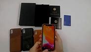 iPhone XR leather case