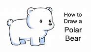 How to Draw a Polar Bear (Cartoon)