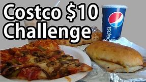 Costco $10 Food Court Challenge (vs Wreckless Eating)