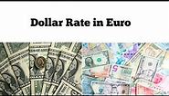 what is the rate of one dollar in euro currency Convert Euro to Dollar | exchange dollar to euro