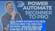 Power Automate Beginner to Pro Tutorial [Full Course]