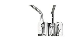 Safco Products 4160 Wall Rack Coat Hook, 2-Hook, Chrome