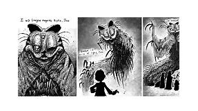 Collection of Garfield-based cosmic horror