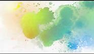 Watercolor Ink Splat Green Screen Motion | OMER J GRAPHIC | OMER J STUDIO