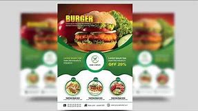 How to Create a Professional Flyer in Photoshop | (Restaurant Flyer)