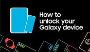 How to unlock your Samsung Galaxy Smartphone